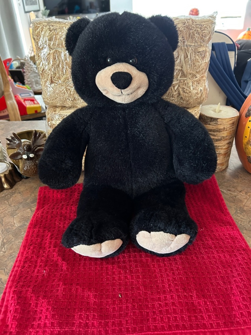 Build A Bear Vintage Black Bear 1997 Retired Stuffed Plush